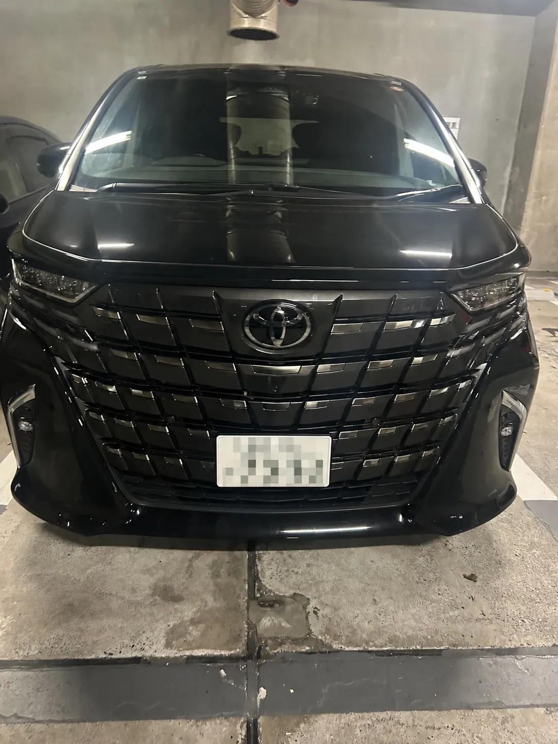 相模原市緑区で買取した黒いトヨタ アルファード